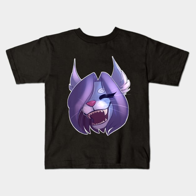 Laughing Lynx by Artzyon Kids T-Shirt by SarcasticLynx